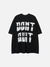 Blurred Letters Washed Graphic Tee