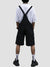 Functional Dark Solid Color Cotton overalls