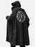 Dark Print Wizard Cloak Mid-length Oversized Jacket
