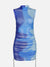 Tie Dye Sexy Perspective Dress