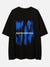 Blue Abstract Graphic Tee