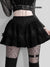 Cross Straps Lace Skirt